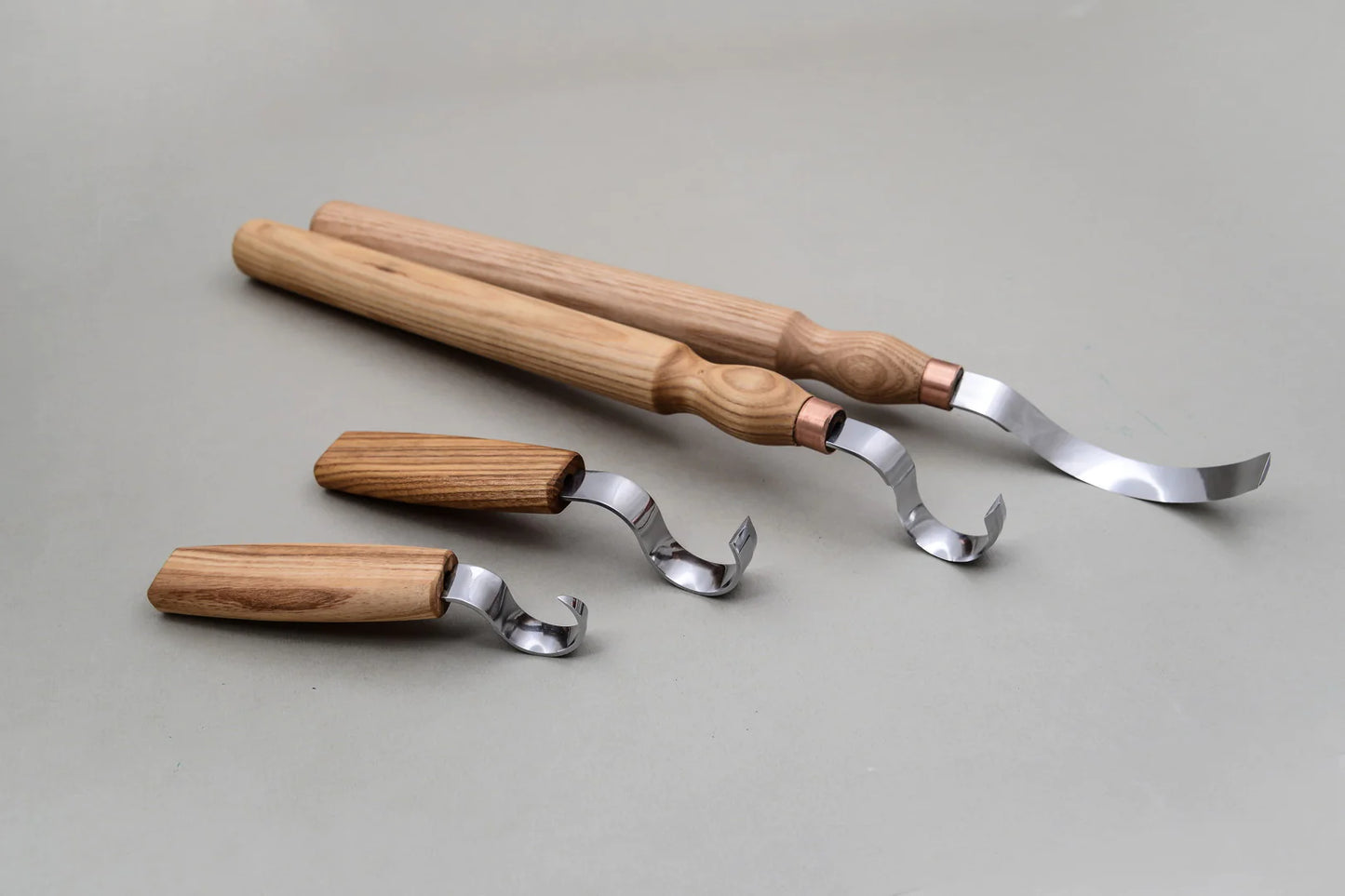 BeaverCraft S11 Wood Carving Hook Knife Tool Set of 4 Tools