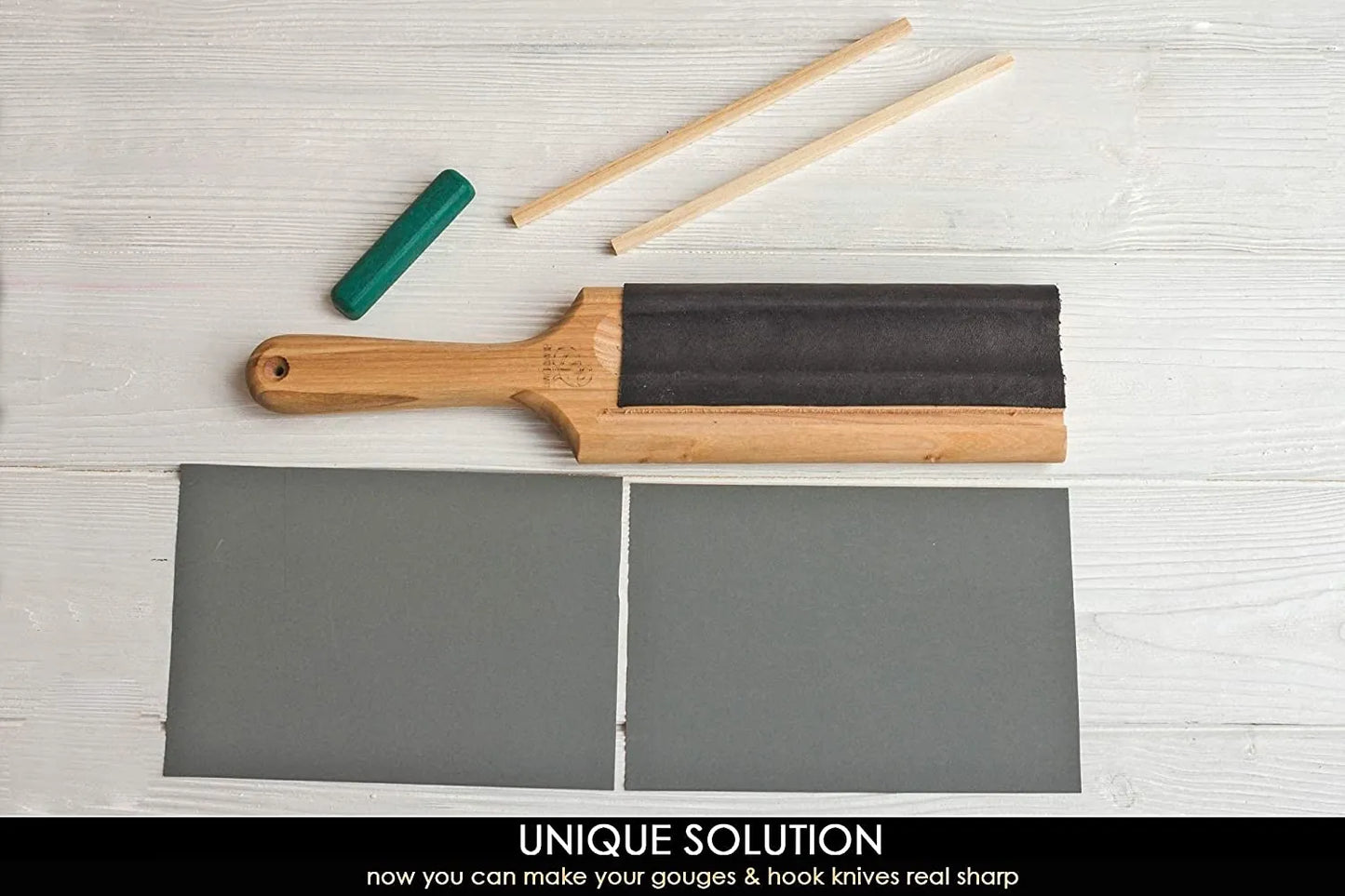 BeaverCraft LS5P1 - Spoon Knives Dual-Sided Paddle Strop