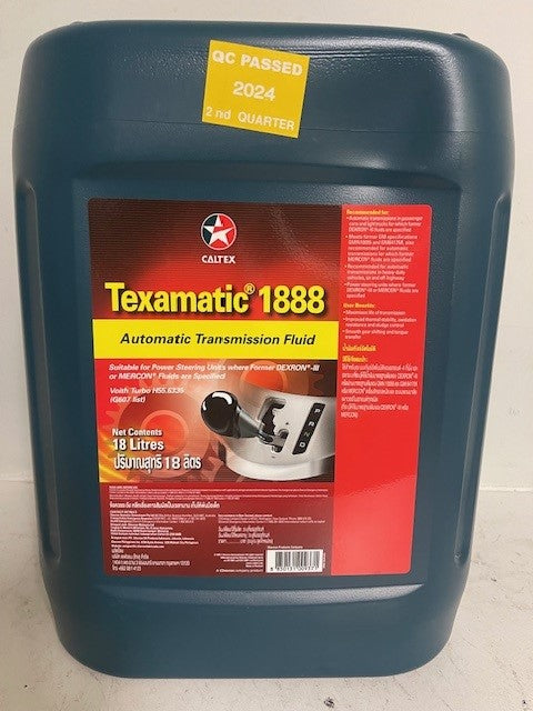 Caltex Texamatic 1888 ATF Fluid Dex 111 and Mercon V 20L Pail
