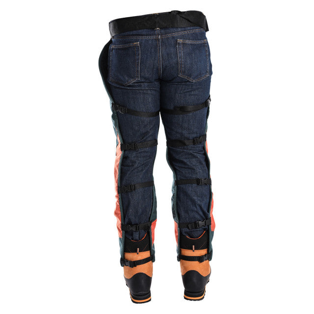 Clogger DefenderPRO Tough Water and Oil Resistant Chainsaw Chaps Unisex Size Medium