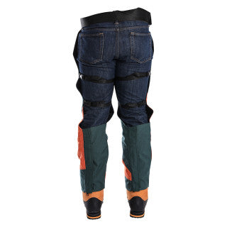 Clogger DefenderPRO Tough Water and Oil Resistant Chainsaw Chaps Unisex Size Medium