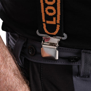 Clogger Premium Braces Orange Button On Option