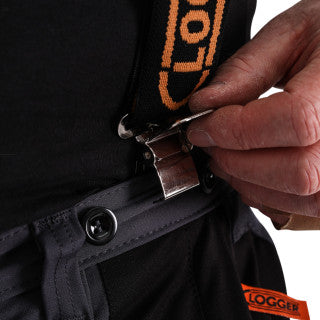 Clogger Premium Braces Orange Button On Option