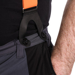 Clogger Premium Braces Orange Button On Option