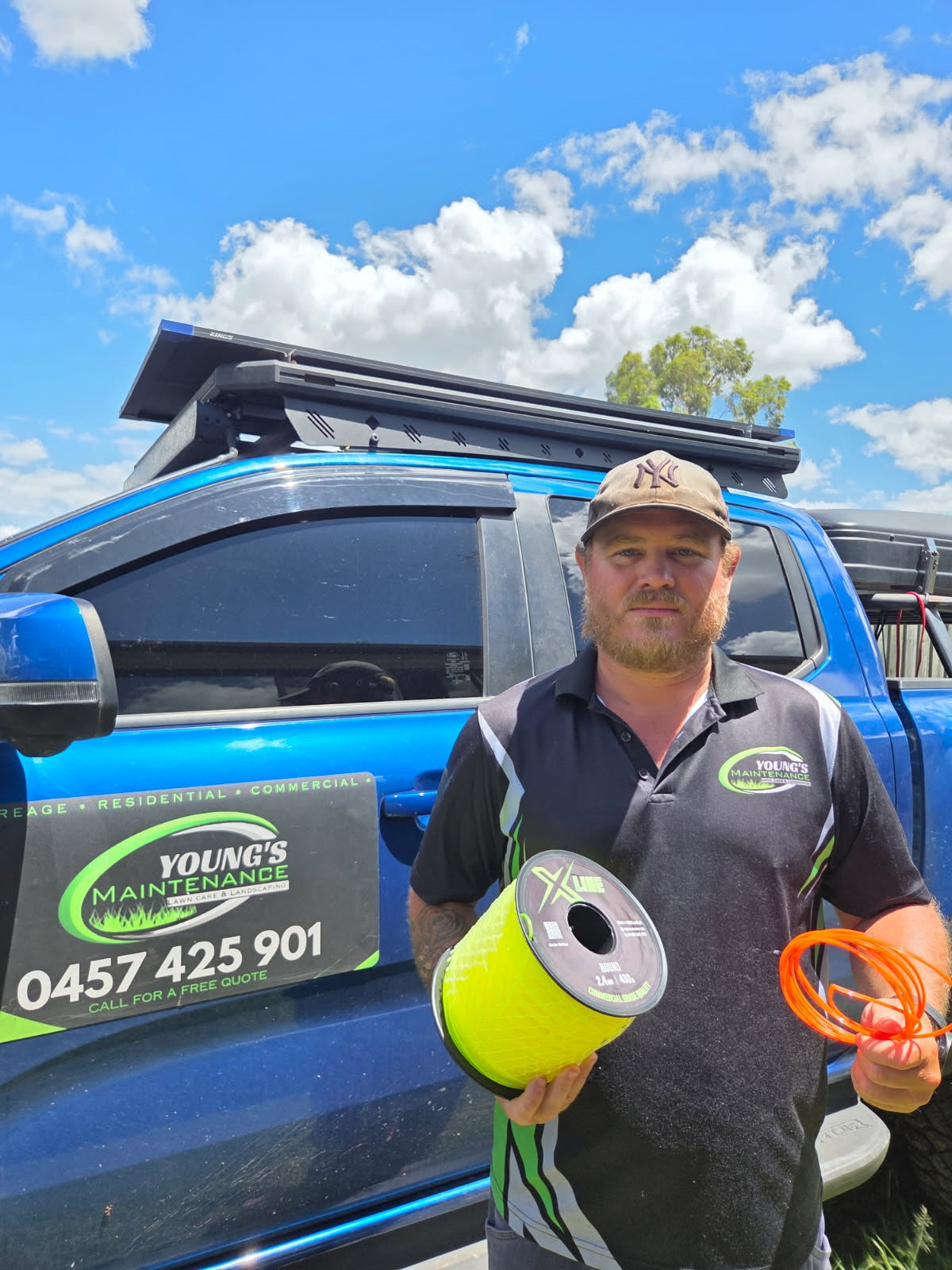 X-LINE 2.4mm Round Commercial Grade Brushcutter Trimmer Line 430m Spool - BOX OF 8 ROLLS