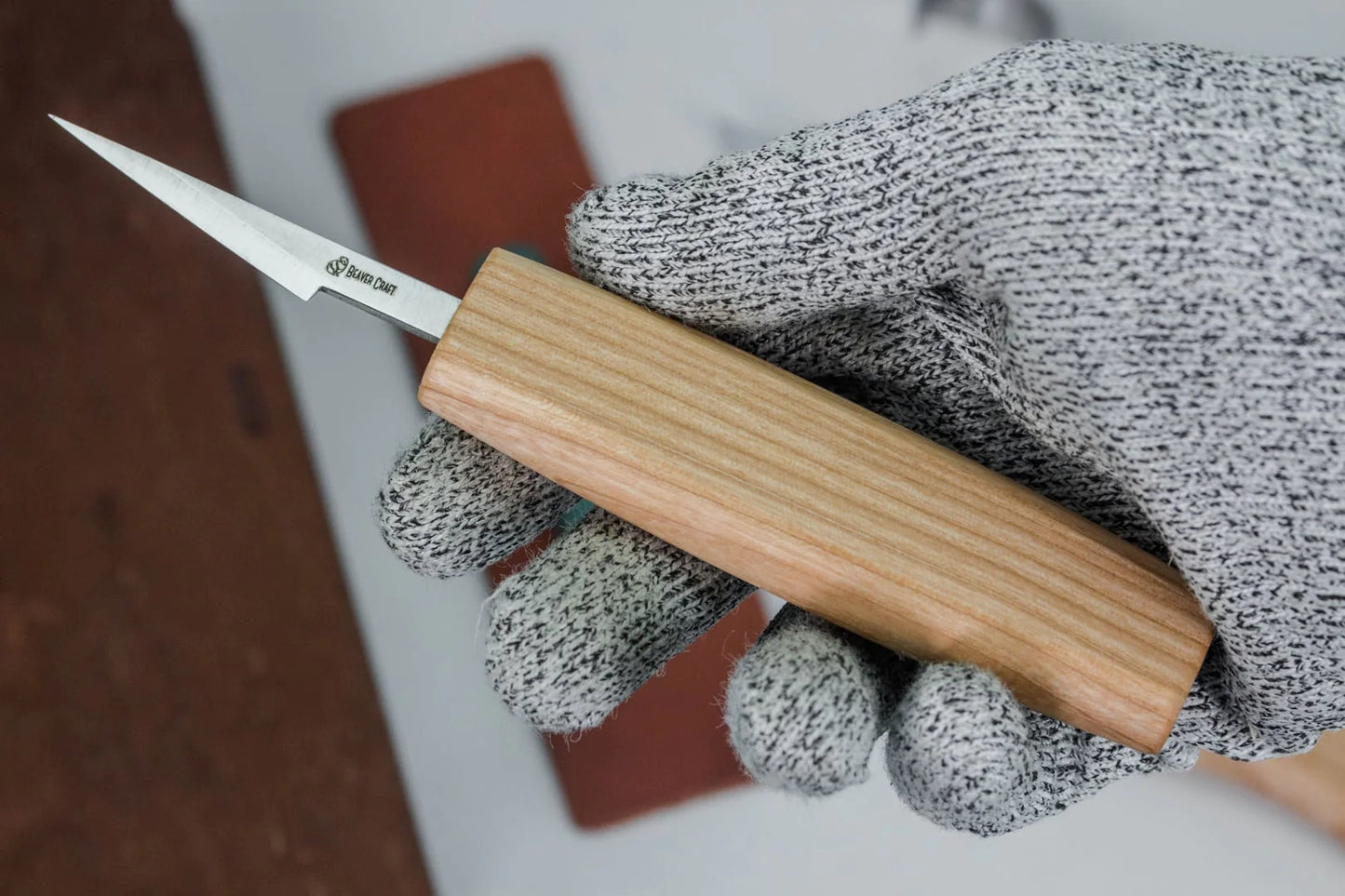 BeaverCraft S09 book - Set of 4 Knives in a Book Case