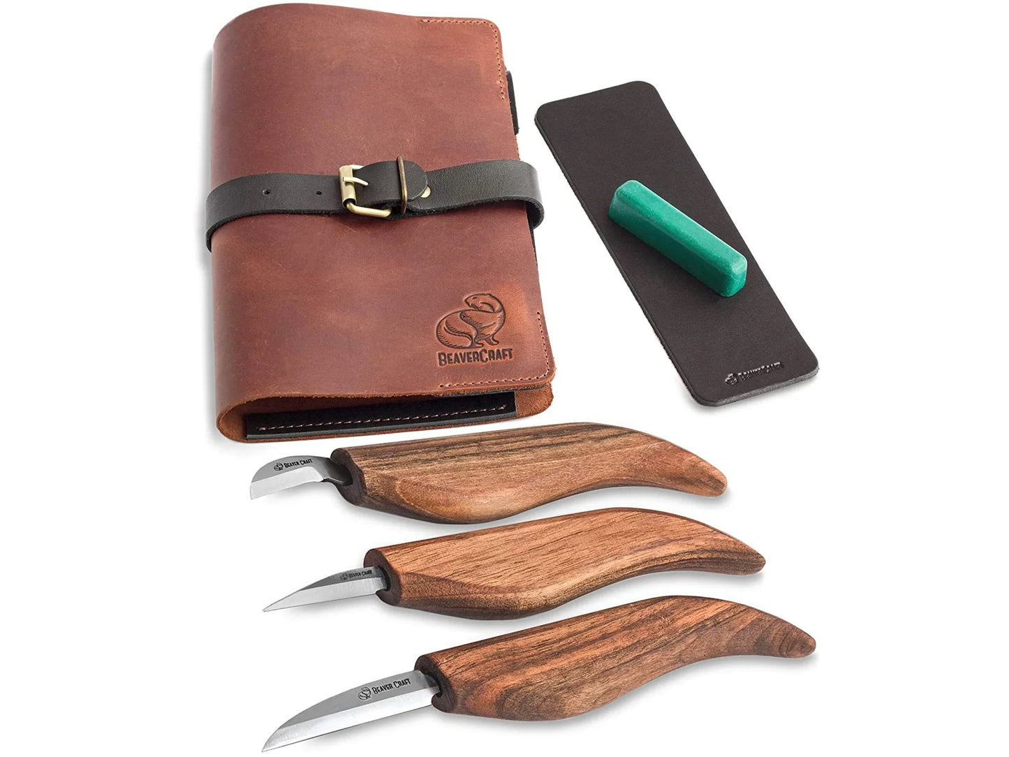 BeaverCraft S15X - Premium Wood Carving Set