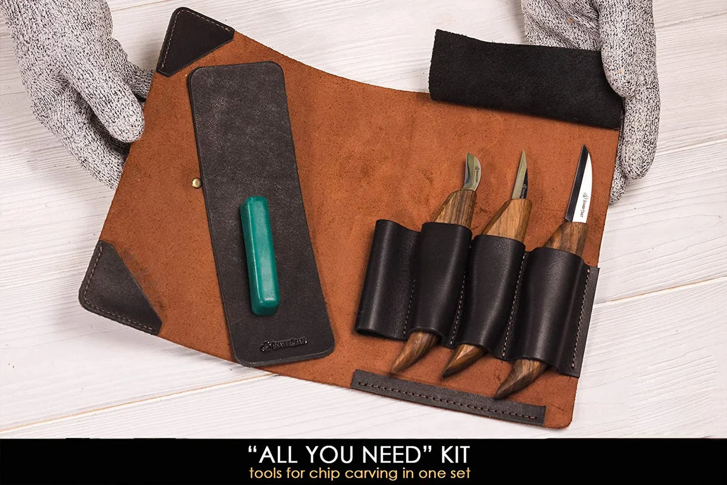 BeaverCraft S15X - Premium Wood Carving Set