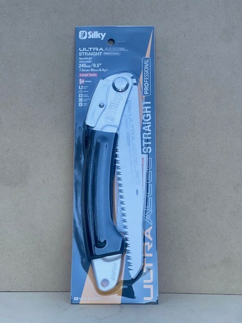 Silky Saw Ultra Accel 240mm Folding Straight Saw - 444-24