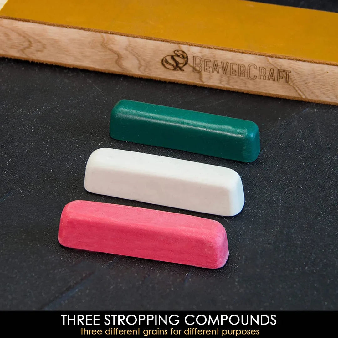 BeaverCraft S50X Deluxe Large Wood Carving Tool Set With Walnut Handles