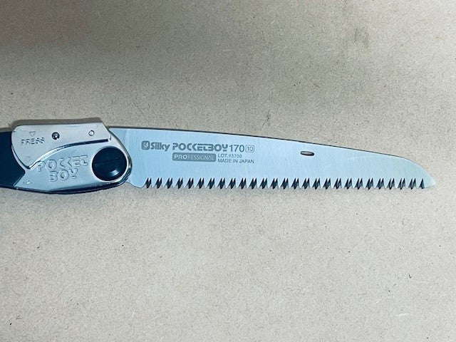 Silky Saw Pocketboy 170mm Black Handle Medium Teeth