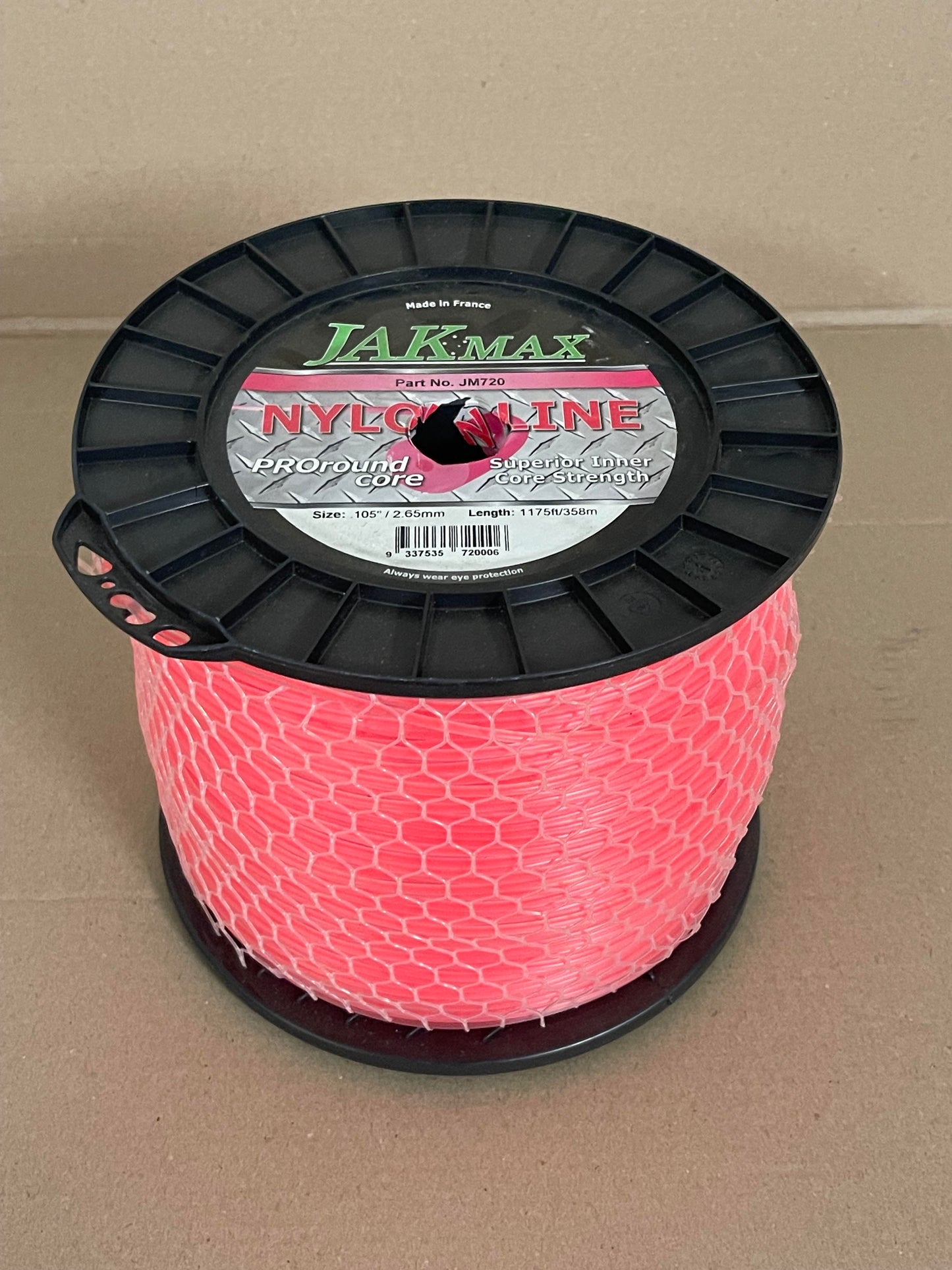 JAK Max Pro-Round Core Brushcutter Trimmer Line - .105"/2.65mm, 5lb Reel JM720