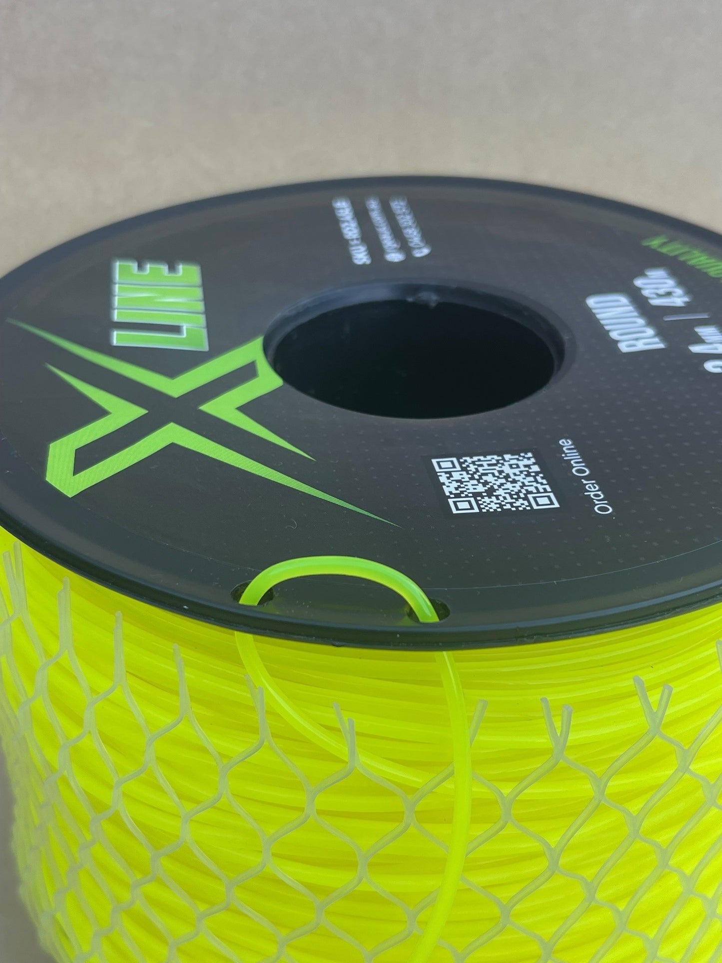 X-LINE 2.4mm Round Commercial Grade Brushcutter Trimmer Line 430m Spool