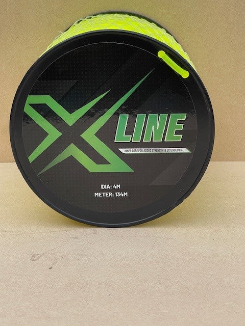 X-LINE 4mm Square Textured Commercial Grade Brushcutter Trimmer Line 134m Spool