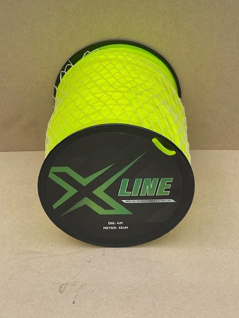 X-LINE 4mm Square Textured Commercial Grade Brushcutter Trimmer Line 134m Spool