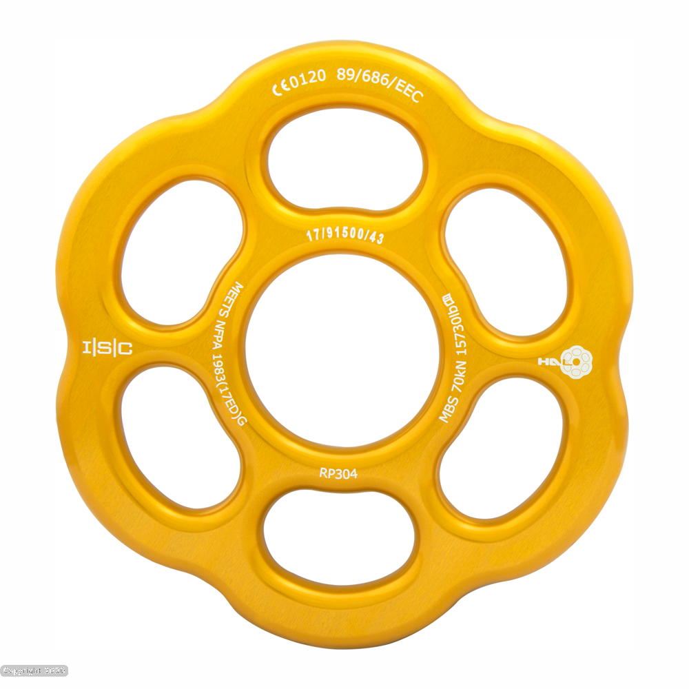ISC HALO Rigging Plate - Large - 70kN - Gold