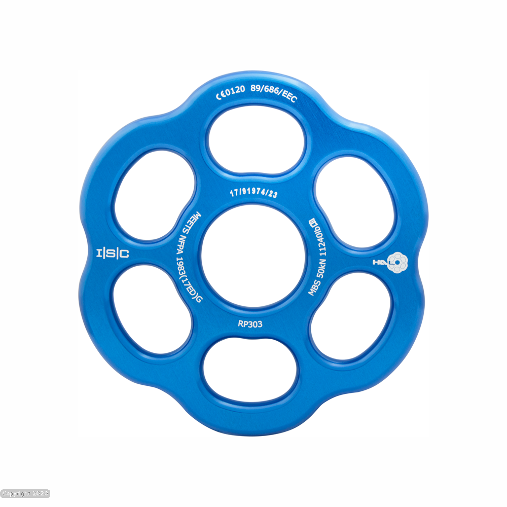ISC HALO Rigging Plate - Medium - 50kN - Blue