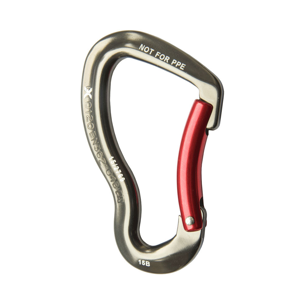 ISC 25kN gator bent gate aluminium karabiner