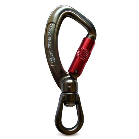 ISC ALUM SWIVEL-EYE CARABINER