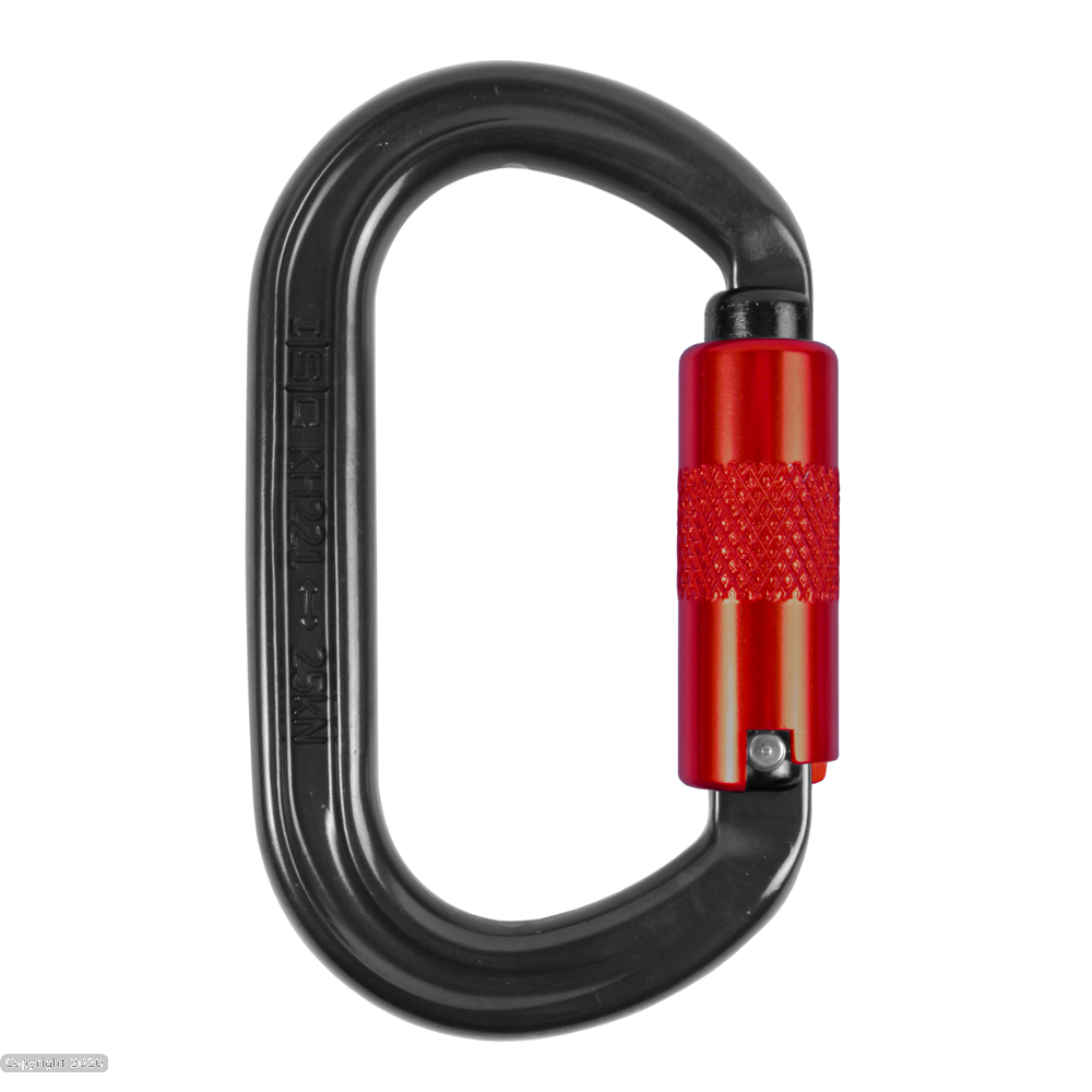 ISC Off-Set Oval Supersafe 25kN Aluminium Karabiner