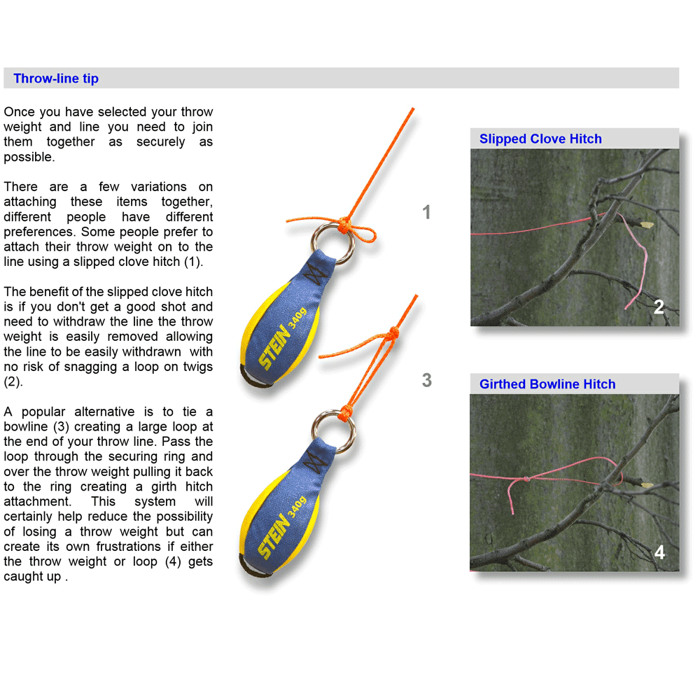 STEIN 2.0mm Throw Line Orange 50m