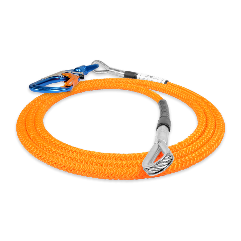 STEIN Wire Core Lanyard 5m w/ Swivel Snap Orange