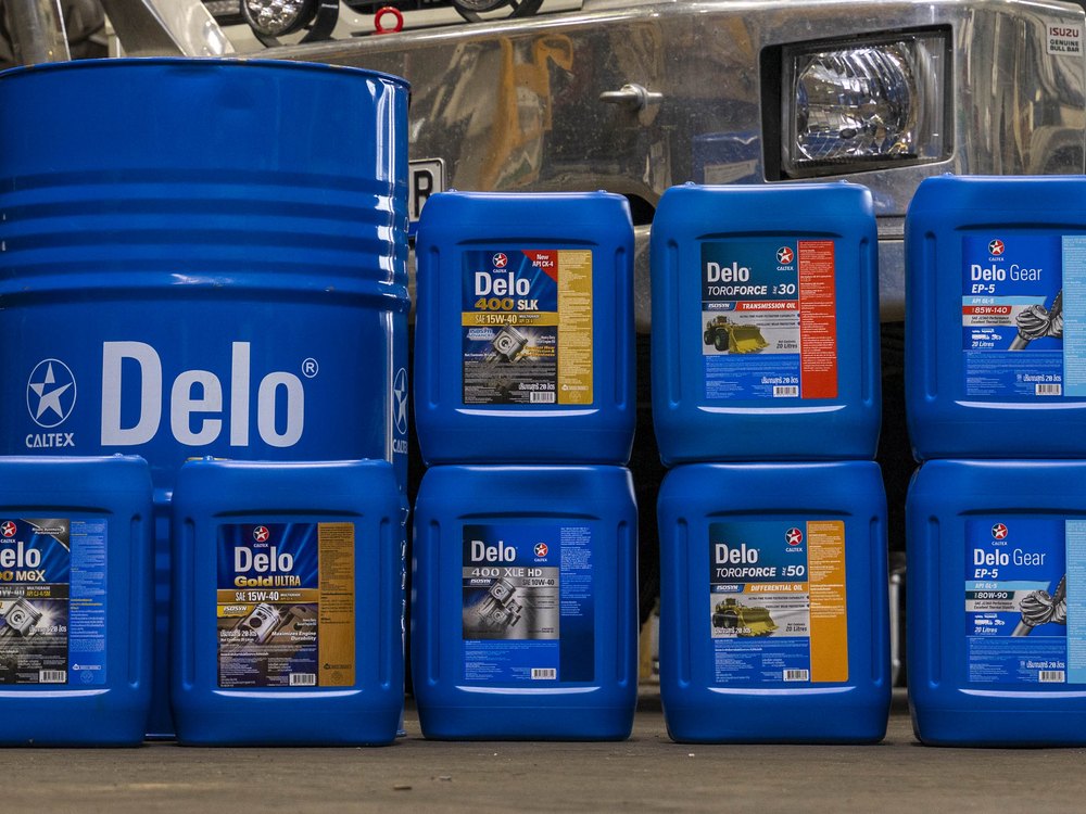 Caltex Delo oil and grease range