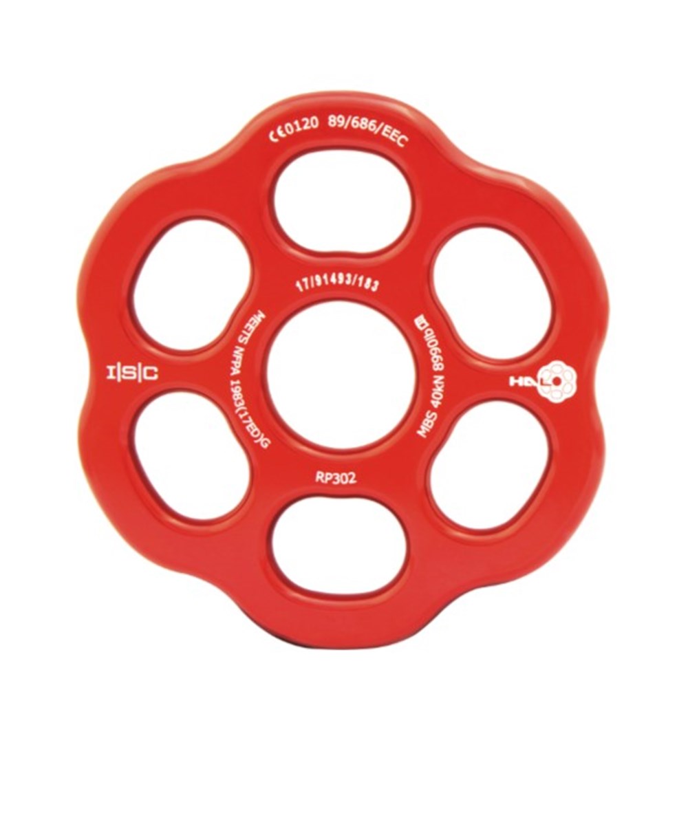 ISC HALO Rigging Plate Small 40kN Red