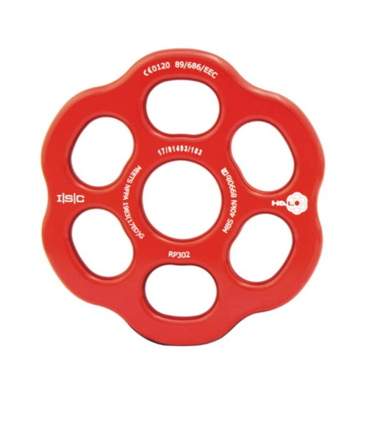 ISC HALO Rigging Plate Small 40kN Red