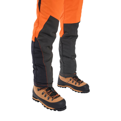 Clogger Orange Zero Gen2 Trousers Front And 360 Calf Protection UL Cert