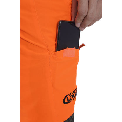 Clogger Orange Zero Gen2 Trousers Front And 360 Calf Protection UL Cert