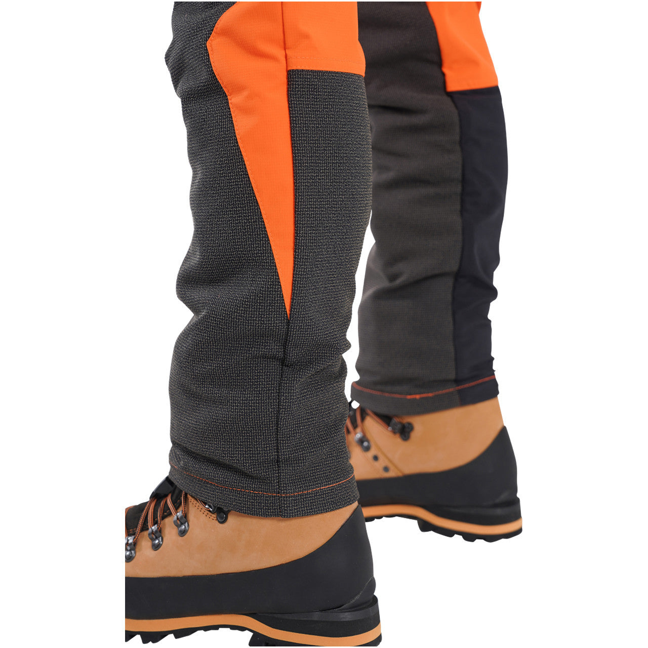 Clogger Orange Zero Gen2 Trousers Front And 360 Calf Protection UL Cert