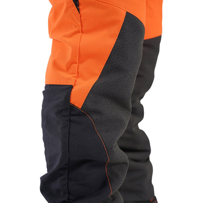 Clogger Orange Zero Gen2 Trousers Front And 360 Calf Protection UL Cert