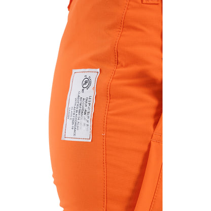 Clogger Women's Orange Zero Gen2 Trousers Front And 360 Calf Protection UL Cert