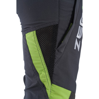 Clogger Grey/Green Women's Zero Gen2 Trousers Front And 360 Calf Protection UL Cert