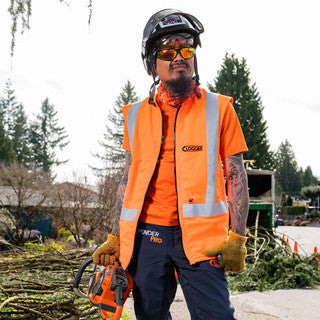 Clogger Chainsaw Protective Vest - Day/Night Reflective Size 2X-Large