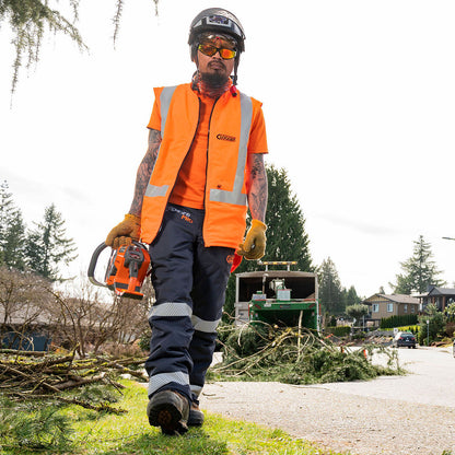 Clogger Chainsaw Protective Vest - Day/Night Reflective Size 2X-Large