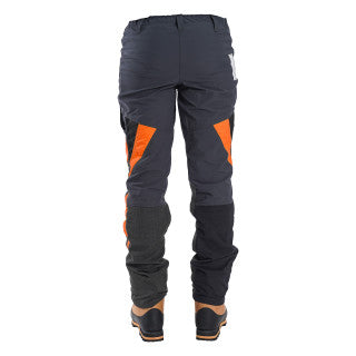 Clogger Zero Gen2 Light and Cool Men's Chainsaw Pants Orange Flash Size Medium Standard Leg Option