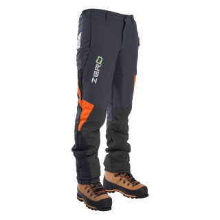 Clogger Zero Gen2 Light and Cool Men's Chainsaw Pants Orange Flash Size Medium Standard Leg Option