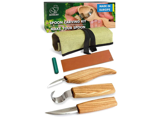 BeaverCraft S13 Woodworking Carving Tool Set for Spoon Carving
