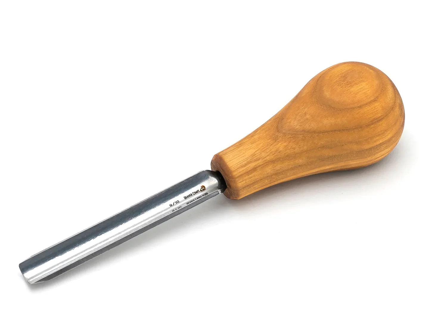 BeaverCraft P9/10 Palm size straight rounded Wood Carving Tool chisel Sweep №9