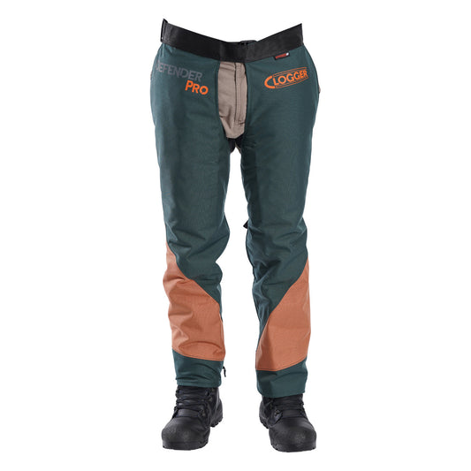 Clogger DefenderPRO Tough Water and Oil Resistant Chainsaw Chaps - Large