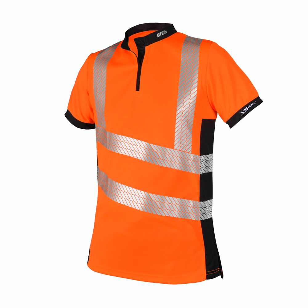 STEIN X25 VENTOUT Hi-Viz Short Sleeve Orange Small