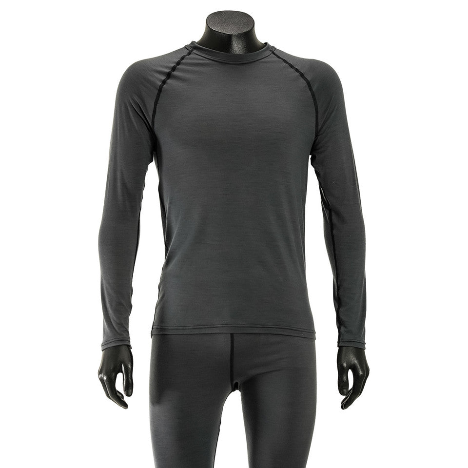 Clogger Men’s 175 Arborist Performance Merino Base Layer Long Sleeve Crew Shirt Size Small