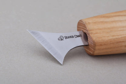 BeaverCraft C10s - Small Knife for Chip Woodcarving
