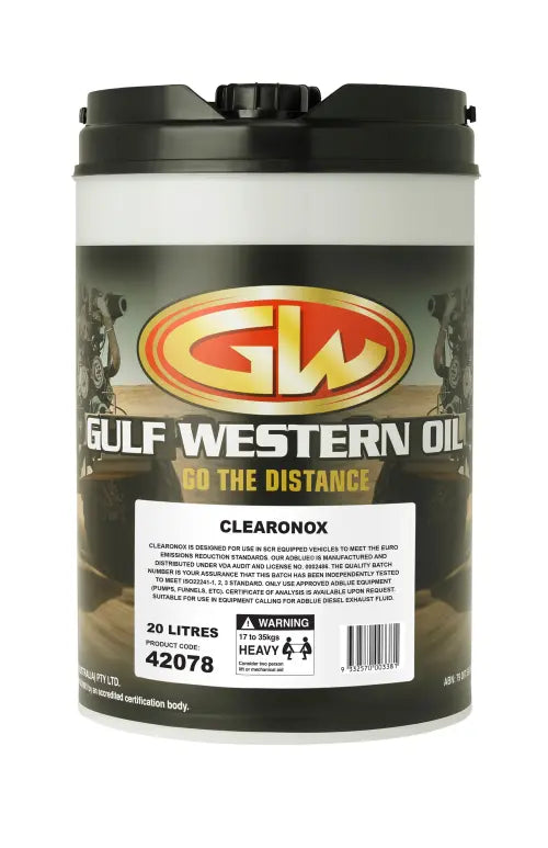 GULF WESTERN Clearonox (AdBlue) - 20L DRUM / 42078