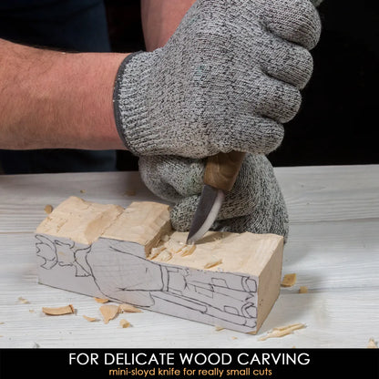 BeaverCraft S19X Premium Wood Carving Whittling Set With Walnut Handles