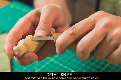 BeaverCraft S17 Extended Spoon and Whittle Knife Set Wood Carving Hobby Kit
