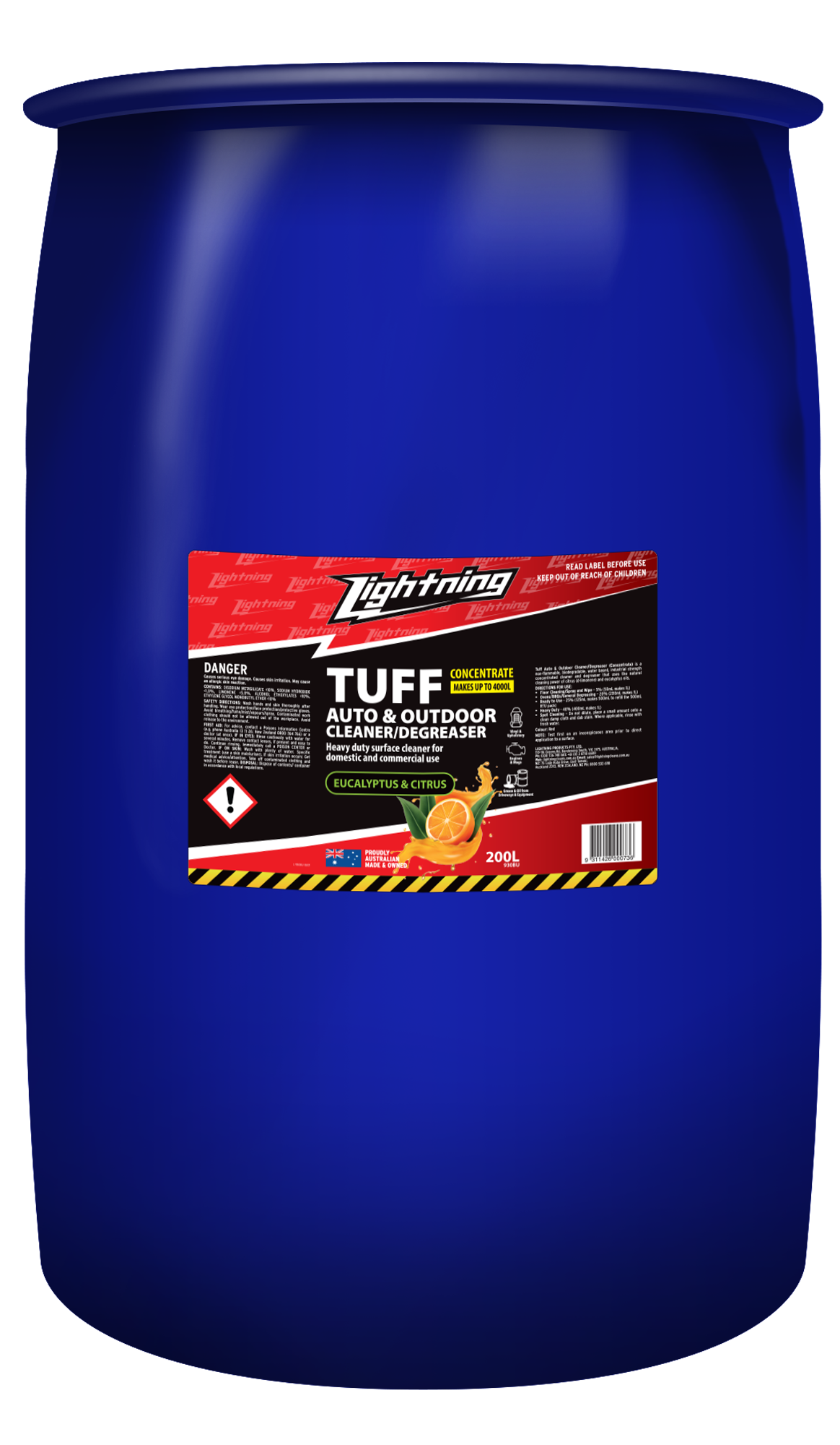 PENRITE Tuff Cleaner/Degreaser Co 200L