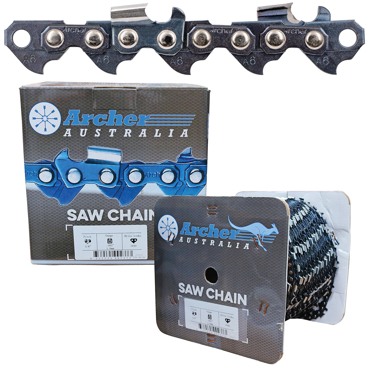 Archer Chain Reel – .404″, .063″, 100ft, Semi Chisel, Ripping